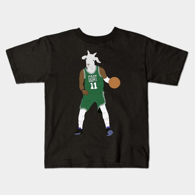 Kyrie Irving, The GOAT Kids T-Shirt by rattraptees